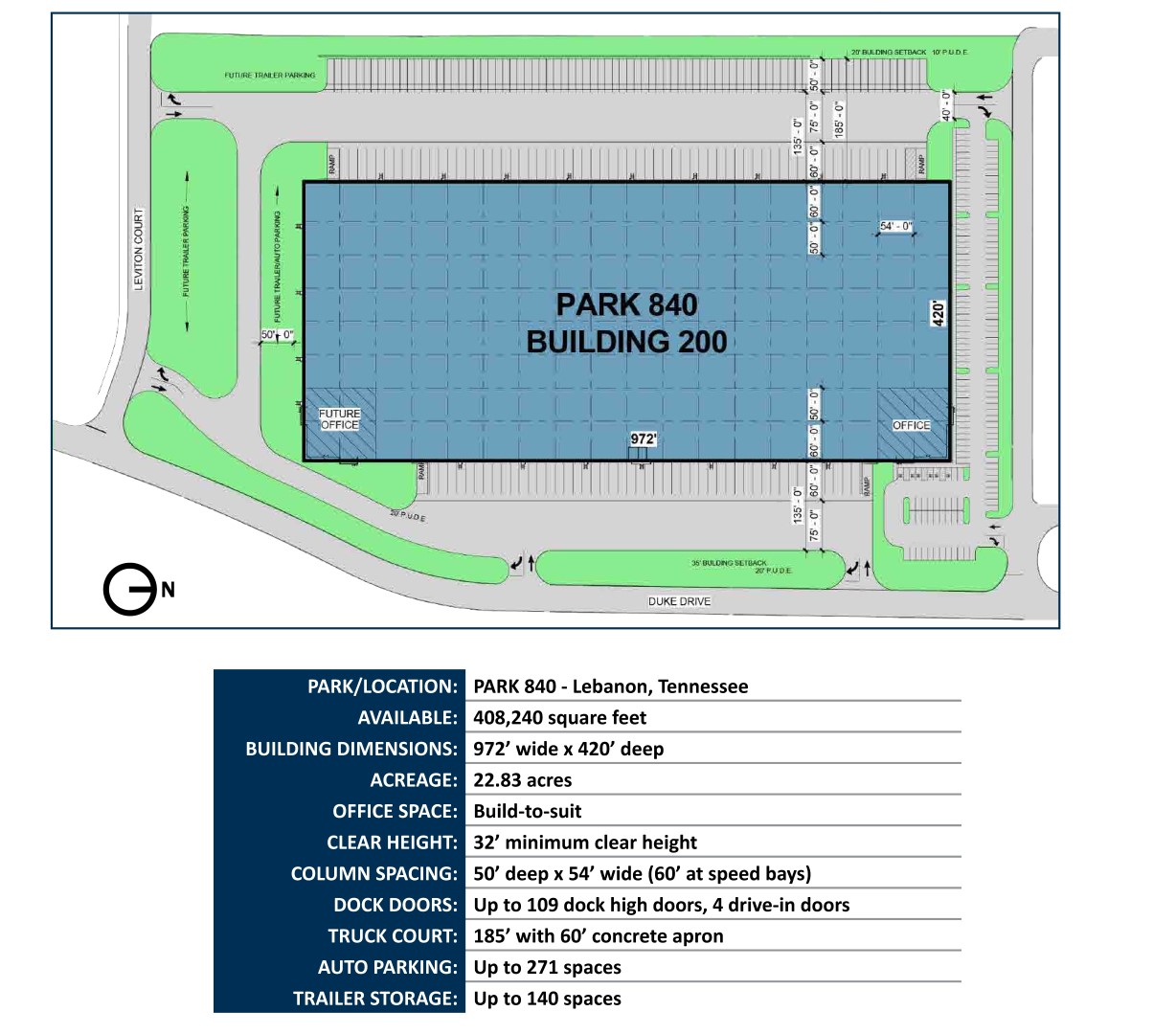 Park 840 site plan
